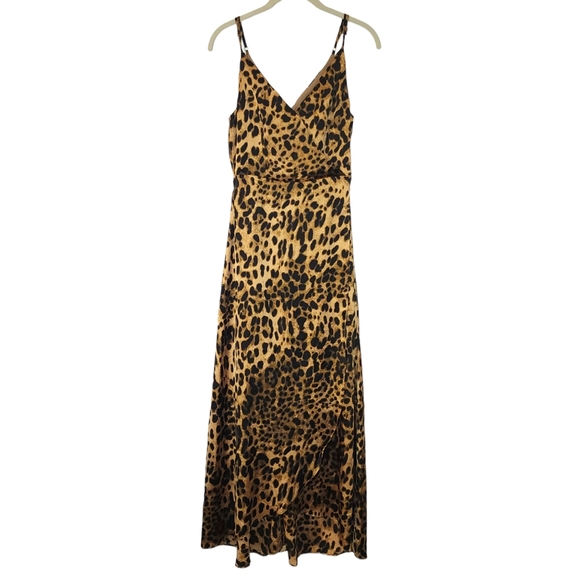 Lulu's Coraline Leopard Print Sleeveless Midi Dress - Picture 3 of 12